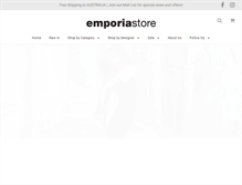 Tablet Screenshot of emporiastore.com.au